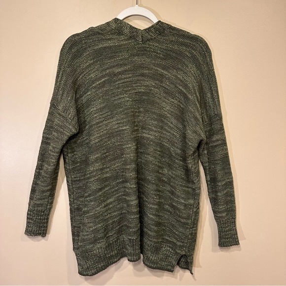 Anthropologie Women's Open Front Cardigan Green XS Cozy Layering Fall Style - Picture 4 of 6
